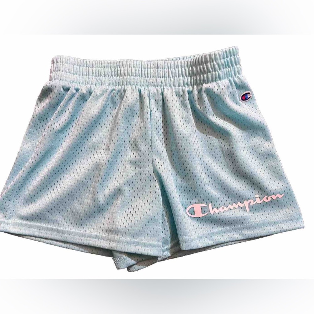 Girls Champion Shorts Teal size medium